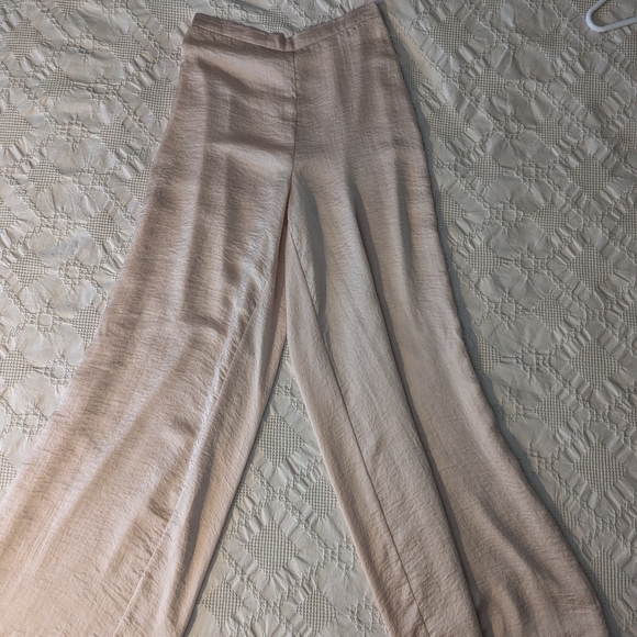 Pale Pink Silky Pants - Picture 3 of 5